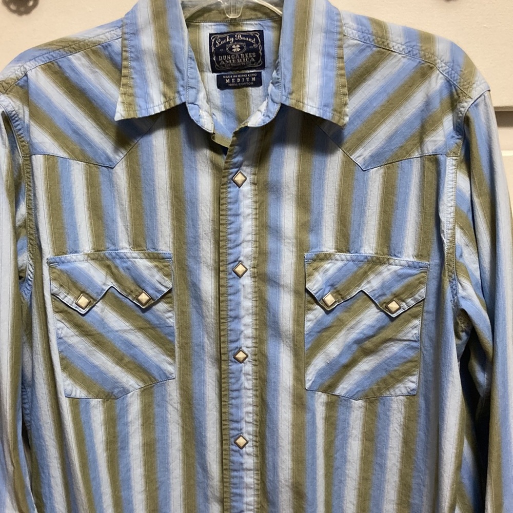 Lucky Brand Striped Western Shirt